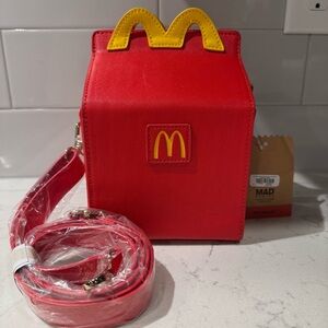 Loungefly Crossbody McDonalds Happy Meal Bag Boxlunch Exclusive NEW Purse
